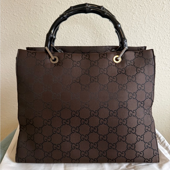 Gucci Handbags - gucci bamboo shopper tote.